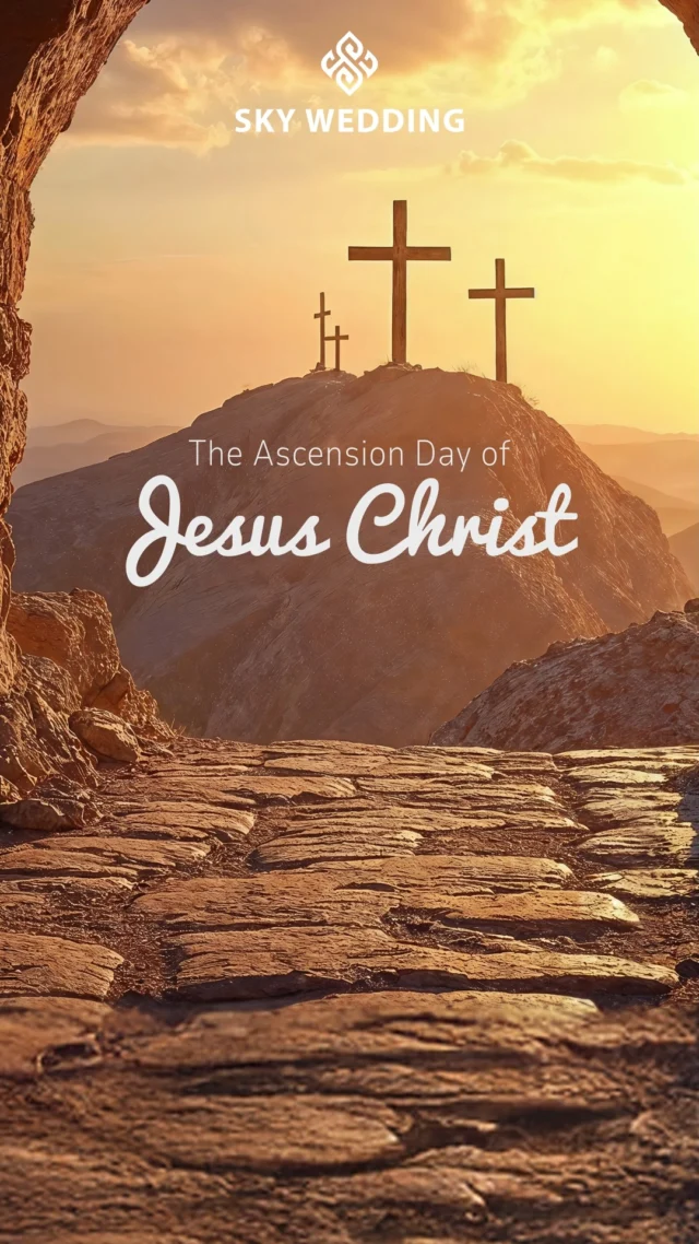 Today we pause in awe and gratitude. 🙏💫
The Ascension of Christ reminds us that this life is not the end — it’s a journey toward eternal joy. 🌈☁️
📜 “The Ascension is the final proof of Christ’s divinity and the pledge of our own glory with Him in heaven.”

From all of us at Sky Wedding Enterprise, we thank Him for love, grace, and new beginnings. 💍❤️
Let your hearts rise with hope today! 🕊️

#AscensionDay #JesusAscended #GloryInHeaven #SkyWeddingEnterprise #FaithJourney #HopeAbove #EternalLove #GratefulHeart #ChristIsKing #ChristianCouples #GodsGrace 💖☁️👑📖🕊️🔥🌿💫
